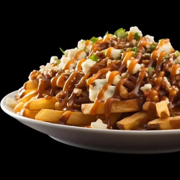 Order Poutine Canada Hot Fresh Fries with Cheese & Gravy